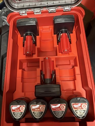 Packout Compact Insert For Milwaukee M12 Batteries CP & XC Compact Organizer Tool Accessory