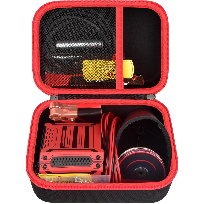 casmilee Case for AutoLine Pro Automotive Smoke Machine EVAP Vacuum Leak Tester, Storage Bag Hold Air Compressor Motor, Smoke Fluid, Cone and Gas Cap EVAP Adapter (Box Only)