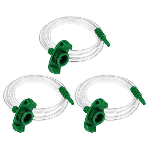 uxcell 3 Pcs Air Tube 30cc Glue Adhesive Dispenser Syringes Connector Adapter Replacement for Industrial Glue Liquid Cartridge Dispensing Accessories
