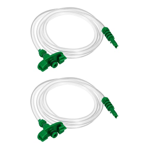 uxcell 2 Pcs Air Tube 3cc Glue Adhesive Dispenser Syringes Connector Adapter Replacement for Industrial Glue Liquid Cartridge Dispensing Accessories