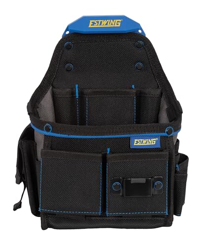 Estwing Small Electrician’s Pouch with Quick Connect PROLOCK™ Modular Tool Belt Clip (42627)