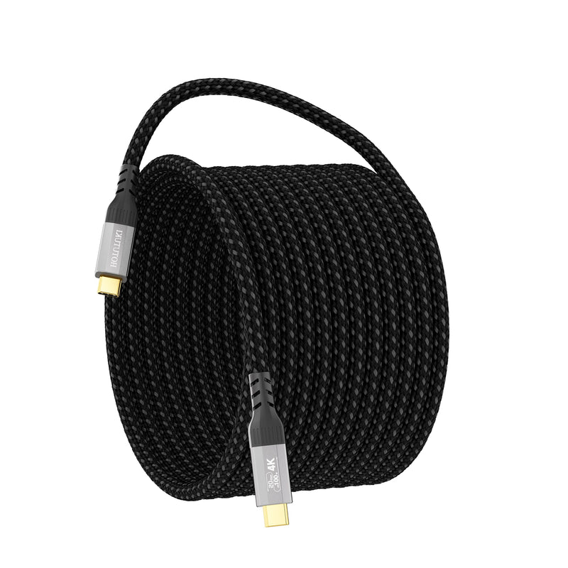 20FT usbc to usbc Cable Compatible with Thunderbolt 4/3, 20Gbps High Speed Data Transfer, 100W PD Fast Charging, 4K@60Hz Video Monitor Display Cord,USB 3.2 gen 2 for ssd 20FT