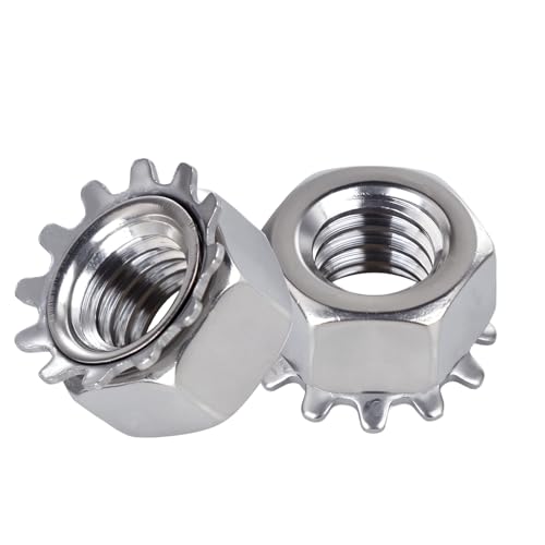 5/16"-18 Keps Lock Nuts with External Tooth Washer 50pcs HS/LM-07 5/16-18