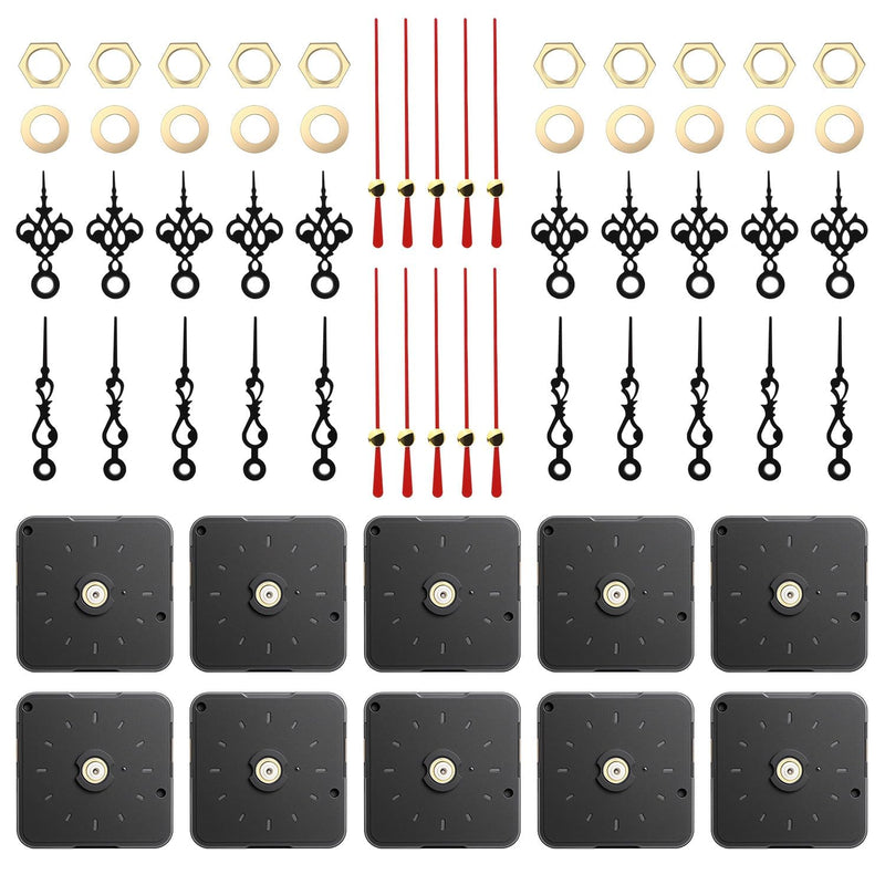 3D Printer DIY Clock Model Components Kit, Creative Model Makerworld MH011 Clock Mechanism Replacement Compatible with Bambulab P1P/P1S/A1/A1 Mini/X1/X1C/X1E 3D Printers-Prints NOT Included(10 PCS) 10 Pcs
