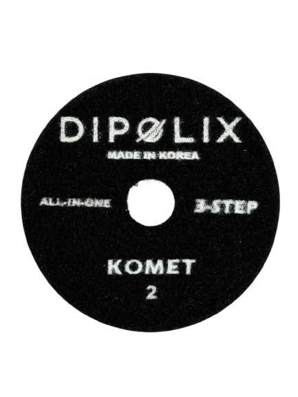 3-Step Diamond Polishing Pads – 4” Wet/Dry All-in-one Stone Pads for Granite, Marble, Quartz, Engineered Stone, Concrete, Countertop, Made in Korea (Only Step 2, 3 Pieces)