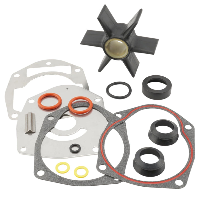 43026Q02 Outboard Impeller Service Kit Compatible with Mercury Marine 60 65 70 75 80 90 100 115 125 200 225 250 HP 2 Stroke Model Motors Water Pump 8M0025709 60-250HP