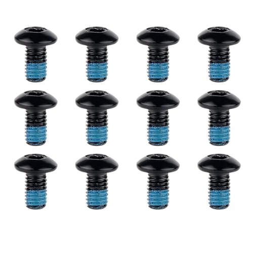 M5 Water Bottle Cage Bolts T25 Torx Bike Screws 12PCS Black