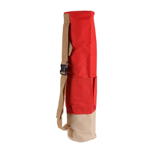 36 Inch Heavy Duty Lath Bag with Pockets, Hi-Vis Orange Waterproof Lath Stake Bag for Surveying & Construction