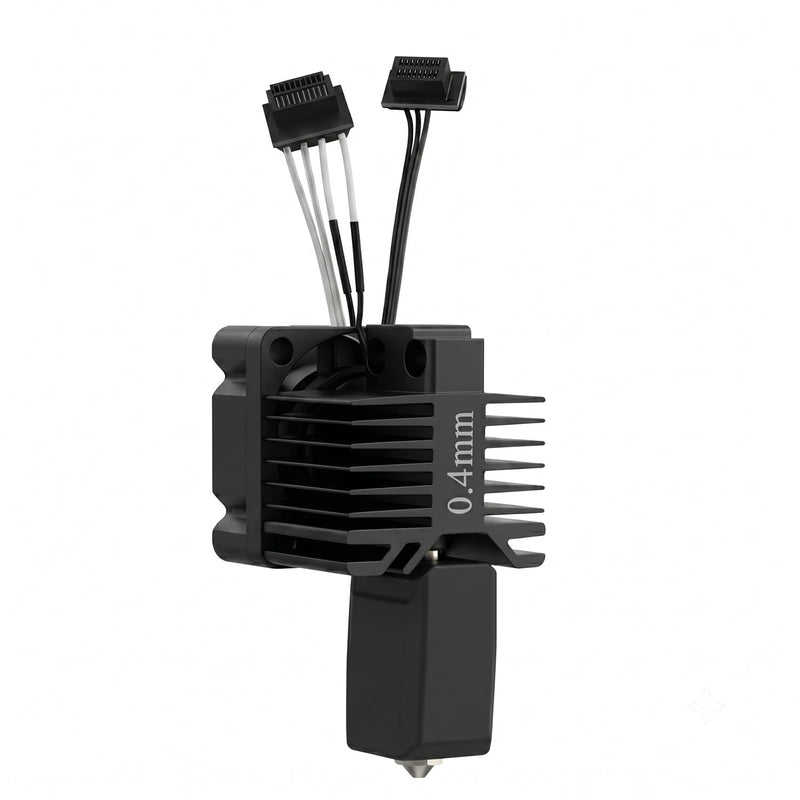 P1S/P1P 0.4mm Nozzle Kit,Bamboo Lab P1P, P1S Hotend Complete Kit for P1 Series, Full Assembly Hardened Steel Hot End with Fan, Thermistor, Ceramic Heater for Bambu Lab Accessories (P1 Series-0.4mm) P1 series-0.4mm