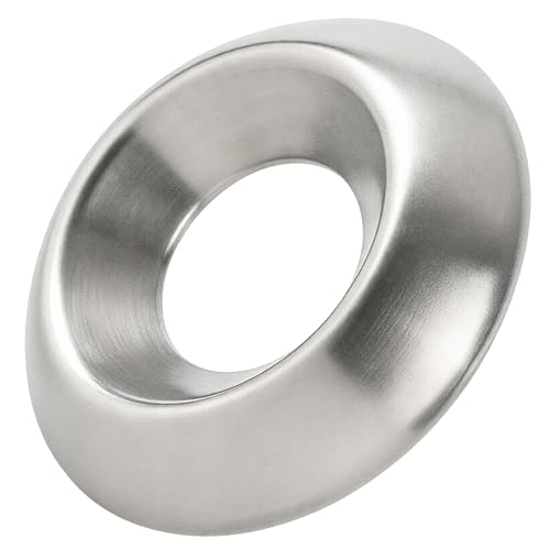 250 PCs #12 Countersunk Finish Washers, 304 Stainless Steel Cup Washers for Flat and Oval Head Screws Silver Pack 250