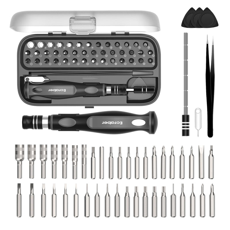  [AUSTRALIA] - 48-in-1 Precision Magnet screwdriver sets, Ergonomic Anti-slip Design, S2 Steel Small Repair Tool Kit for iPhone, Watch, Macbook, Computer, Laptop, PS4 PS5, Xbox, Switch, Glasses 48-in-1