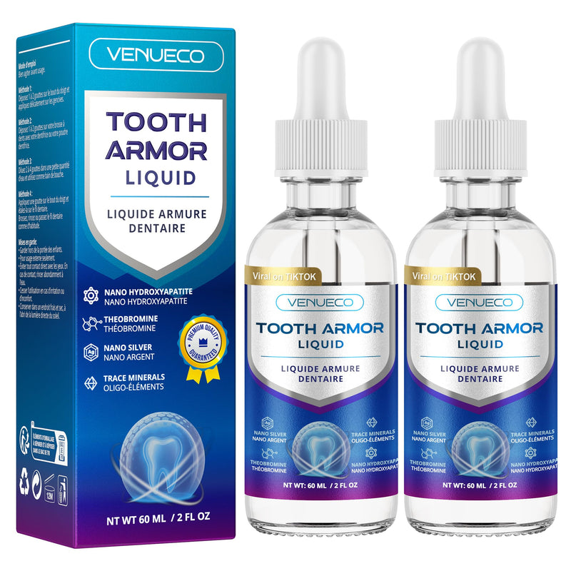 Cavity Healing Tooth Armor Liquid: Clinically Strengthen Enamel with Remineralization Drops at-Home Tooth Enamel Repair Stronger Teeth Hydroxyapatite (120ml, Mint) 4 Fl Oz (Pack of 1)