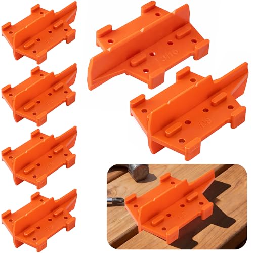  [AUSTRALIA] - 6 Pcs ABS Deck Board Spacer, 1/8 and 3/16 Inch Deck Board Spacing Tool 6 Pcs