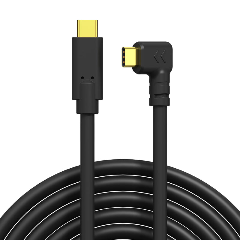 16ft-USB C Camera Transfer Cable, USB 3.2 Gen2 10Gbps Data Transfer & Live View Cord,Thickened Copper Core,Ideal for Pro Photographers, Photo Enthusiasts & Vloggers Black 16ft