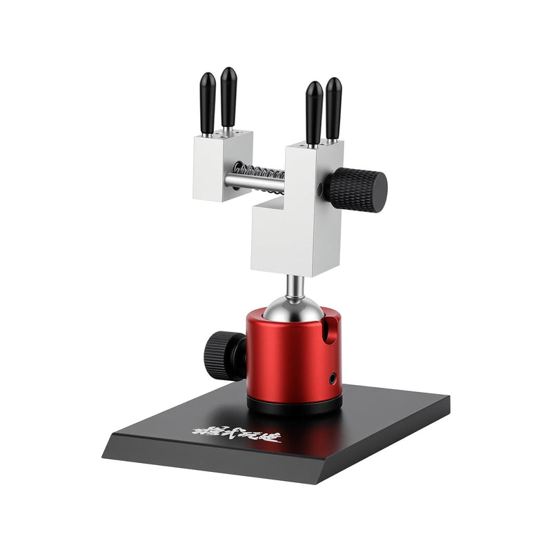 Mini Vise Table Top Clamp, Mini Portable Table Vise for Hobby Jewelers Adjustable Aluminum Alloy Small Bench Vice for DIY Projects 360° Rotatable with 0-2.28' Clamping Range 0-2.28"
