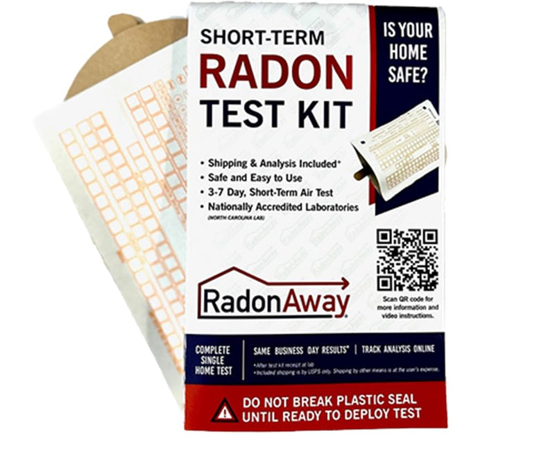 RadonAway Complete Radon Test Kit, Lab Fee Included