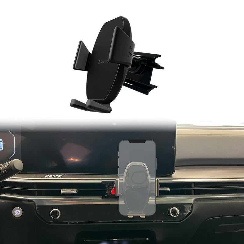 Car Phone Holder for Kia Sorento 2024-2025, Air Vent Phone Mount, Does Not Block Hazard Light Button or Airflow, Firm Grip Phone Holder, Kia Sorento Accessories(Not Fit 2024 Hybrid) Clip mount