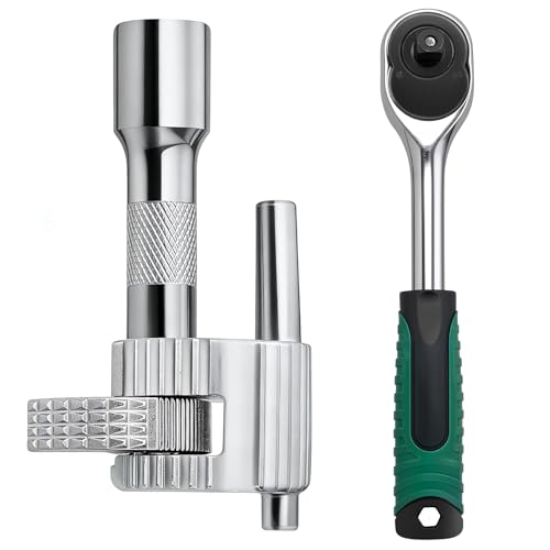97258 Tub Drain Removal Tool with 3/8" Drive Ratchet Wrench