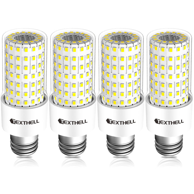 4pcs LED Corn Light Bulb 4000LM 300w Equivalent Super Bright Corn Bulb 5000K Cool Daylight White 20W LED Bulb E26/E27 Medium Base for Outdoor Indoor Home Bedroom Backyard LED Corn Light Bulb 4PC 20W E26-5000K