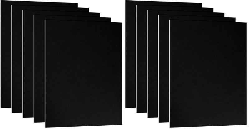 PATIKIL 7x5x1/32inch Anodized Aluminum Sheet, 5Pcs Metal Rectangle Aluminum Plate 0.8mm Thick Engraving Blanks for Laser Engraving DIY Decorative Crafting Home Decoration, Black (Pack of 2) 7x5inch (Pack of 2)