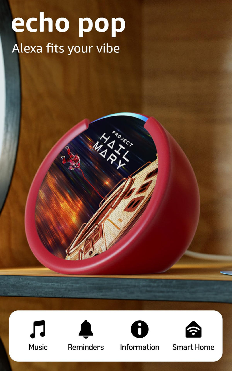Amazon Echo Pop (newest model) | Officially Licensed Project Hail Mary Limited-Edition