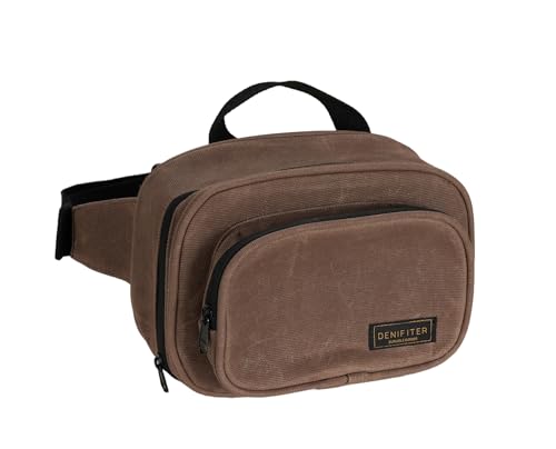 Fanny Pack,Tool Bag & Multifunctional Operation Tool Waist Bag with 2 Compartments,Adjustable Belt Smooth Zipper(9.5" x 3.5" x 6.5"| Grey)