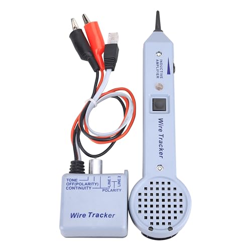 Tone Generator kit Wire Tracer Circuit Tester 200EPWire Tester Kit Wires Tone Tracer Multi-Tone Cable Test Kits with Inductive Amplifier for Network Cables Collation