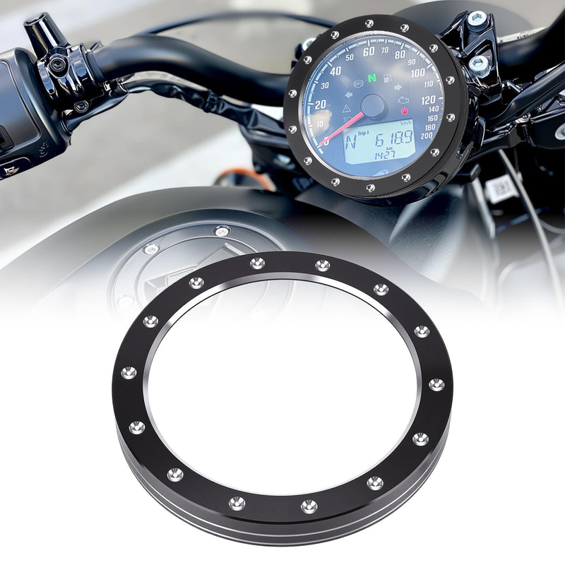 Motorcycle Tachometer Cover, Speedometer Trim Ring Cover, Instrument Gauge Bezel for Indian Scout 2015-2024, Scout Bobber 2018-2026, Scout Rogue 2022-2024, Scout Sixty 2016-2024 (Style C) Style C