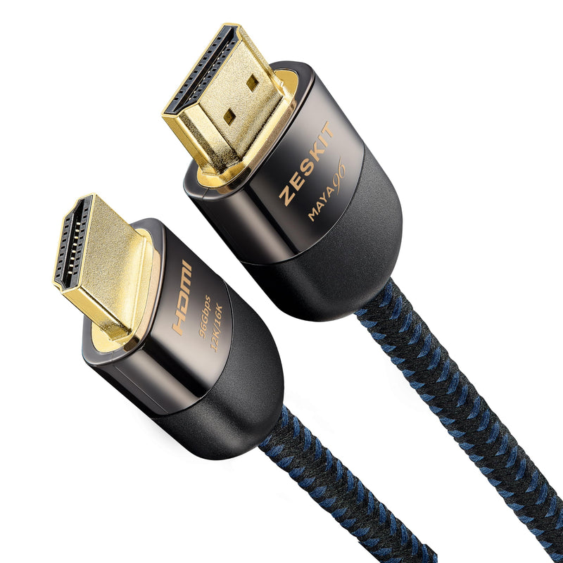 Zeskit Maya HDMI 2.2 Cable 96Gbps 12K 16K (10 Feet 3m) 10ft/3m