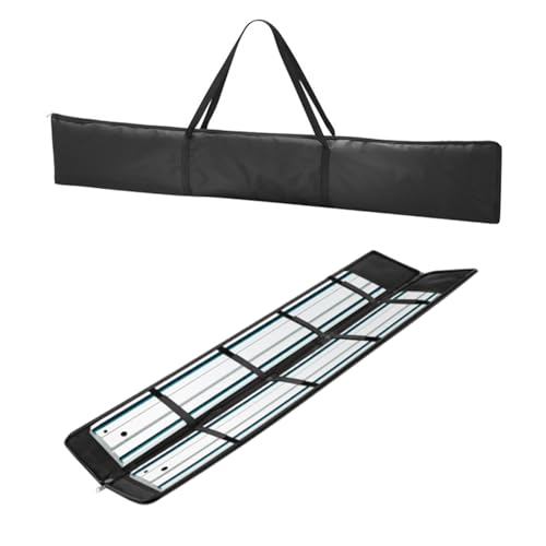 60 Inch Guide Rail Bag Compatible with Makita, Festool, DeWalt Track Saw Rails - 1.5m Protective Carrying Case with Thickened Shock-Absorb Foam - 600D Heavy Oxford Cloth Tote for Plunge Saw Tracks