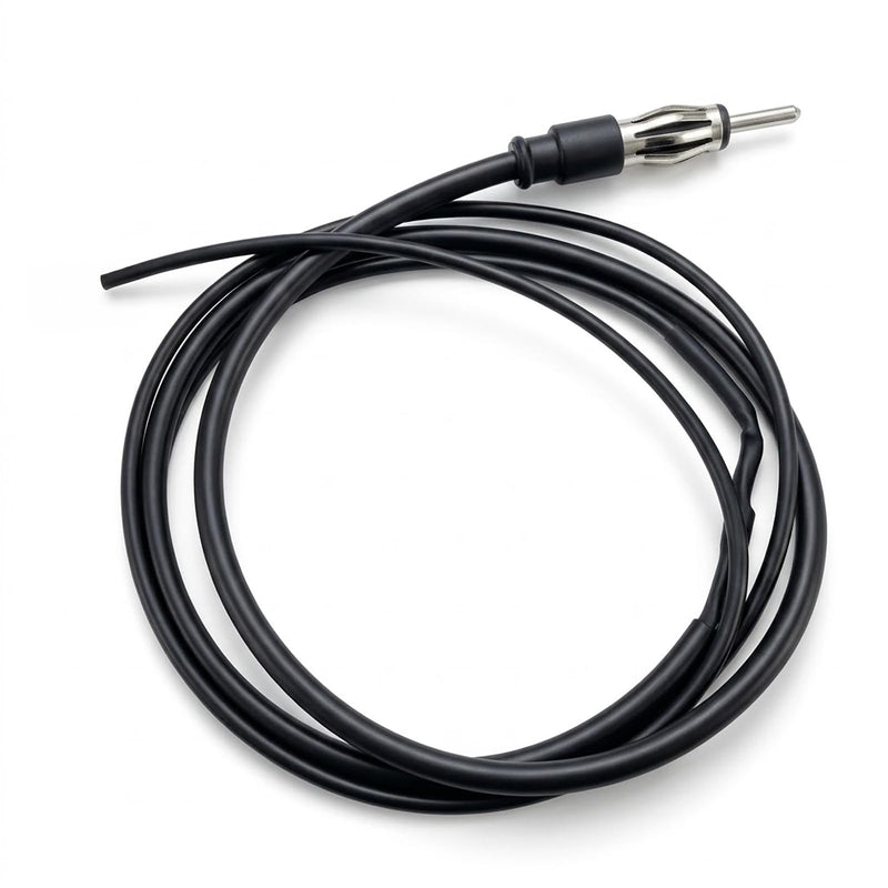 STUDIOFINIX 1.3M Marine Radio Antenna, Waterproof Dipole Hideaway FM Antenna No Drilling Easy Install for Car Boat ATV UTV, Black