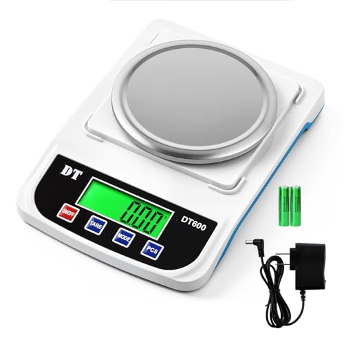 Bonvoisin Lab Scale 1000g x 0.01g Precision Electronic Scientific Scale Analytical Balance for Laboratory Jewelry Kitchen Industry 1000g 0.01g