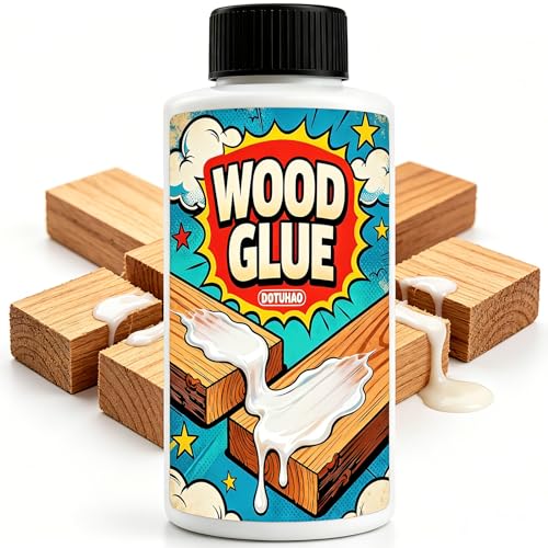 Wood Glue, 5.3 oz Glue for Woodworking, Strong Glues for Furniture, Paper, Carpentry, DIY, Crafts Projects, Easy to Use (150g) 150g