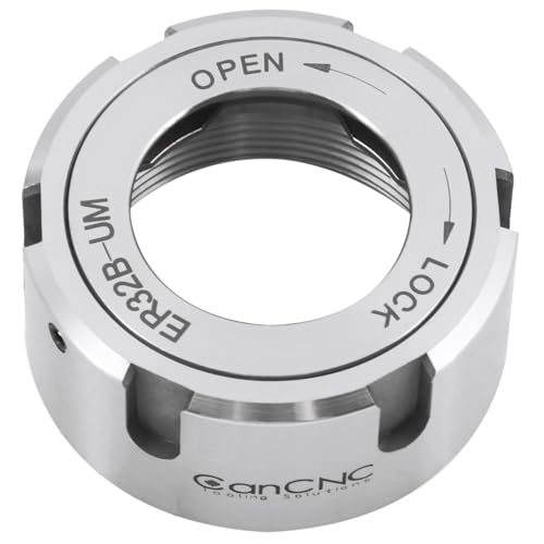 CanCNC ER32 Ball Bearing Collet Chuck Nut, Slotted