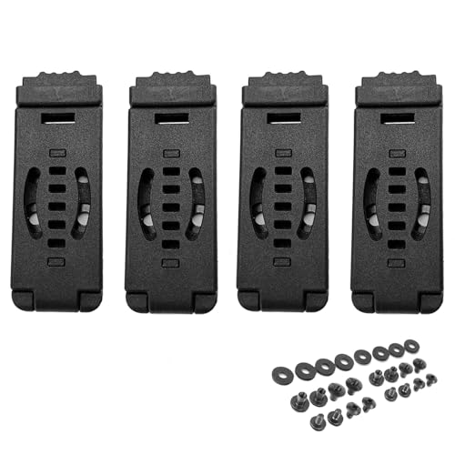 4-Pack Tactical Knife Clip Holster Kydex Belt Sheath