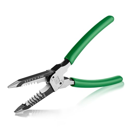 SK 8-Inch Multi-Use Wire Stripper, 4 in 1 Wire Stripping Tool