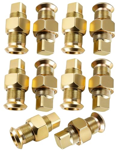 Wheel Outer Inner Cap Nut Set Fit for Stud Piloted Wheel Systems Cap Nut Inner +Outer