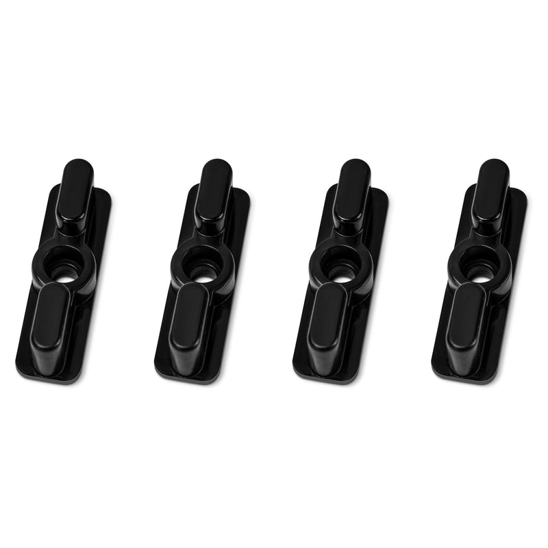 Boat Windshield Double Latch, Marine Door Window Lock Replacement Twist Latch, Boat Hatch Clip Hardware, Protect Windows and Block Strong Winds, 4 Pcs