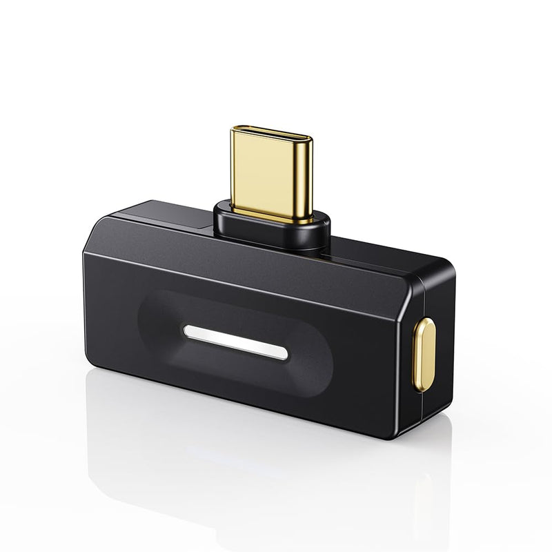 FiiO Air Link USB-C Bluetooth Transmitter with Qualcomm QCC5181 Chip, LDAC & aptX Lossless Audio, Bluetooth 6.0 Hi-Res Wireless Adapter with Multi-Function Button, APP & Web Control Black
