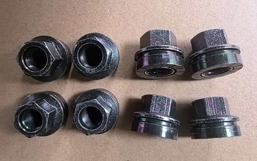 M14*1.5 Factory Style Open-end Flange Flat Lug Nuts 611-931 Replacement for 2017-2025 Ford F-250 F-350 F-450 F-550 F53 Super Duty, 2015-2025 Transit 150 250 350 E-Transit