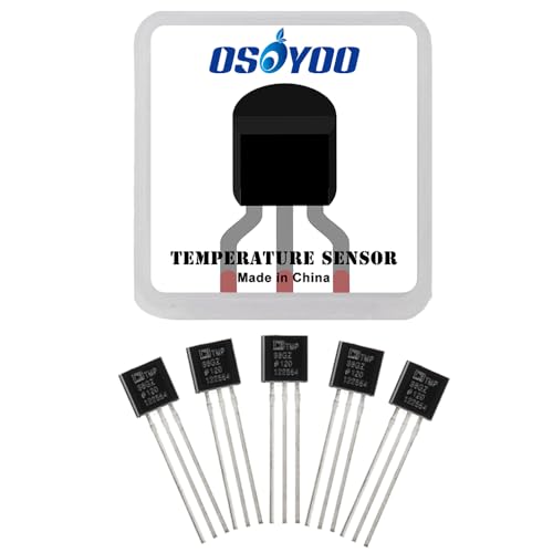 OSOYOO 5pcs TMP36 Temperature Sensors Low Voltage Low self-Heating Precision Linear Analog Output for Arduino Raspberry Pi (5) 5
