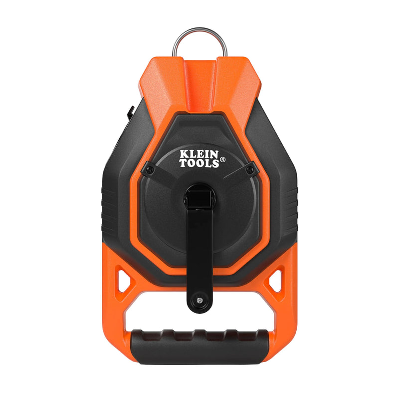 KLEIN TOOLS CHLK150 Heavy-Duty Chalk Reel, 150-Foot, 4:1 Gear Ratio, Chalk Line and Rubber Stopper Top with a Nested Ring Design