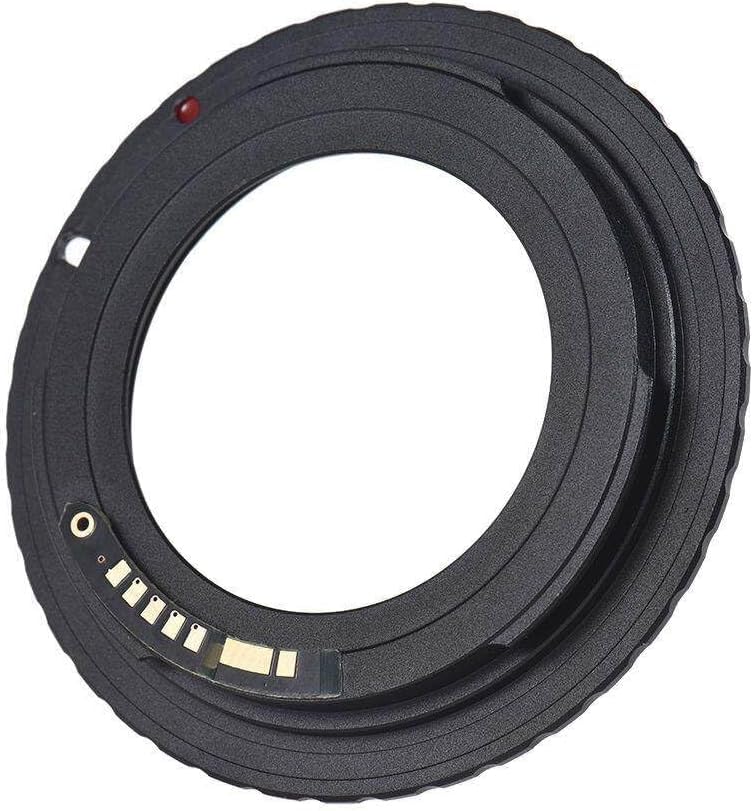 M42-EOS Lens Mount Adapter Ring with 9th Gen AF Confirm Chip, M42 42mm Screw Mount Lens to EF/EF-S Mount Camera for Canon EOS 5D Mark III/II, 5D3, 5D2 6D, 7D, 60D, 70D, 77D DSLR Cameras