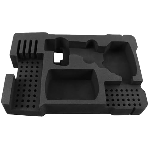 EVA Liner Organizer Compatible with 8435 Series Tool Box, Precision-Cut Insert Fit for 2953 Series Tools 1/4" Hex Impact Driver and Accessories, Only Compatible with 4.0/5.0 Battery Black Compatible with Hex Impact Driver