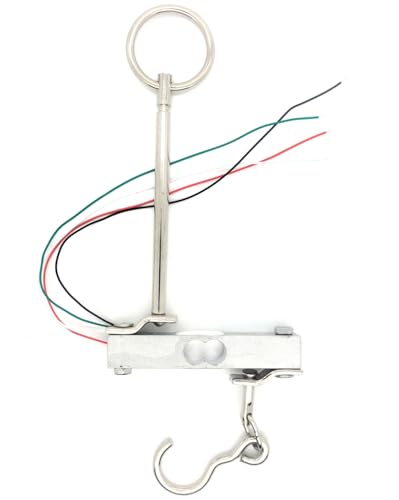10Kg Straight Bar Load Cell with Hook – 4-Wire Strain Gauge Sensor
