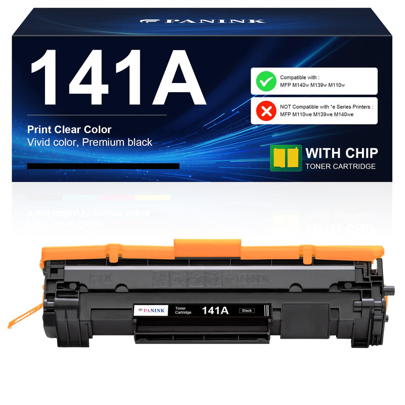 141A Toner Cartridge Replacement for HP W1410A 141X W1410X,1 Black | Compatible with HP Laser Jet Pro M110w MFP M140w M139w Printer - With Chip