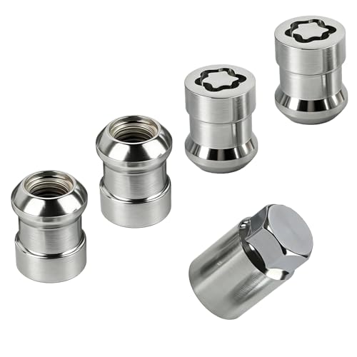 5pc M12x1.5 Wheel Lock Lug Nut Set for Honda