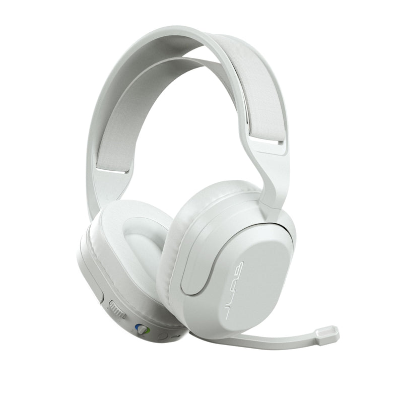 JLab Nightfall Wireless Gaming Headset, Bluetooth 5.3, White Cloud White
