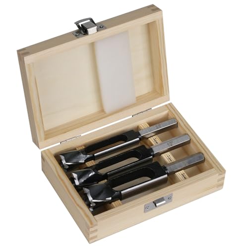 3PCS Wood Plug Cutter Set, Inner Dia 3/8'' 1/2'' 5/8'' 3/8'', 1/2'', 5/8''