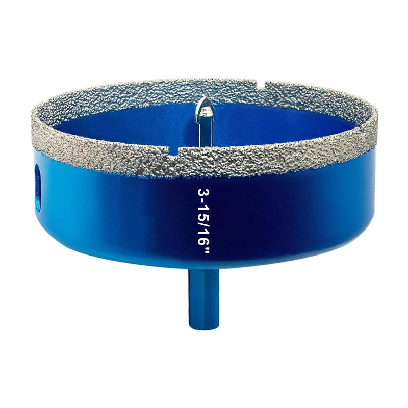 TurstAid Diamond Hole Saw 3-15/16 Inch with Pilot Guide Drill Bit - Performance Diamond Tile Hole Saw for Porcelain, Glass, Marble, Ceramic